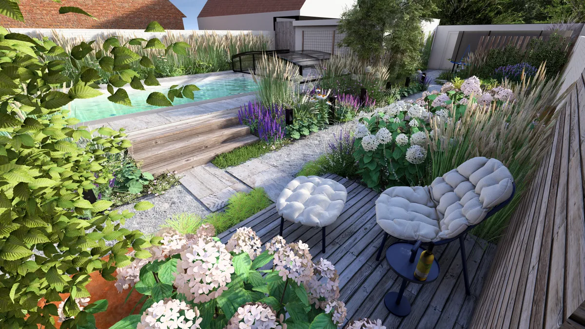 Drevena terasa a zakryti zdi