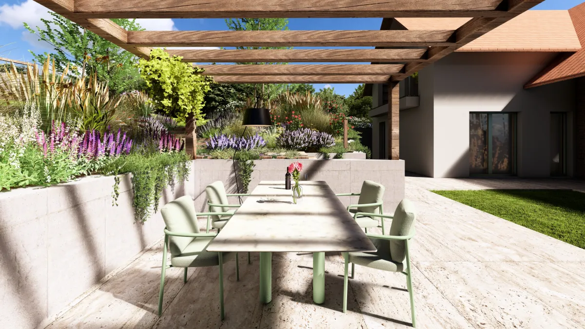 Pergola zahradni kuchyn